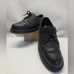 Dr. Martens Airwair Black Slip-Resistant Work Shoes Men's Size 11/Women's 12